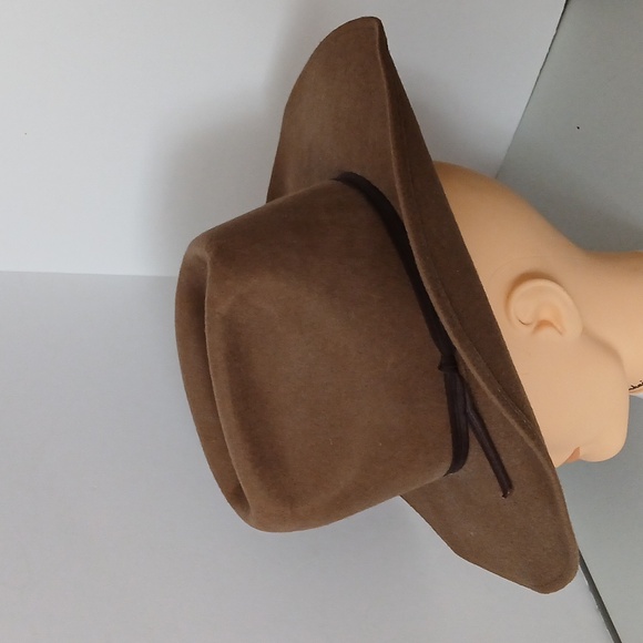 Rockmount Ranch Wear - 100% Wool - Brown Cowboy/Western Hat - 7 1/8 - Picture 9 of 12